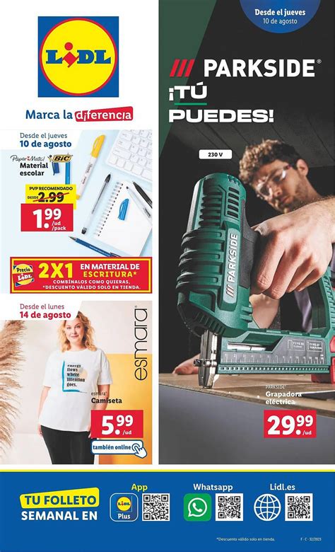 Folleto Lidl Disponible Hasta El De Agosto De