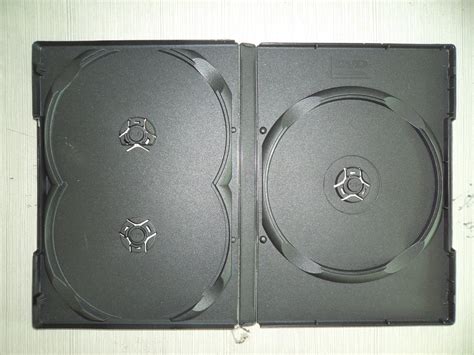 DVD Box DVD Case DVD Cover 14mm for 3 Discs Black with Tray - DVD Box ...