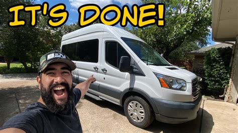 Our Camper Van Conversion Build Is Finally Complete Youtube