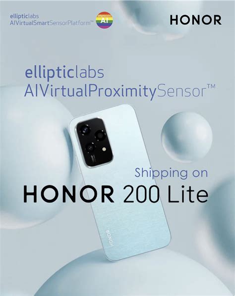 Elliptic Labs Ships Ai Virtual Proximity Sensor On Honor Lite