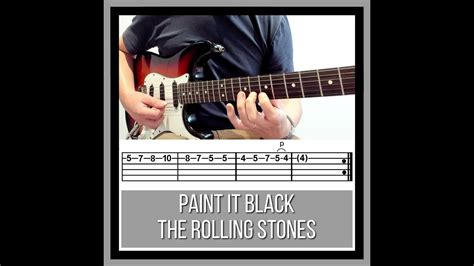 Easy Guitar Riffs Paint It Black The Rolling Stones How To Play