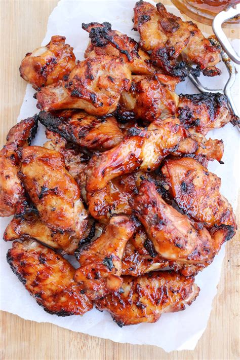 Grilled Teriyaki Chicken Wings Campfire Foodie