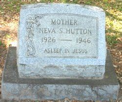 Neva O Mega Sessums Hutton 1926 1946 Homenaje De Find A Grave