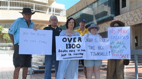 Take Back Townsville Protest At Townsville Magistrates Court