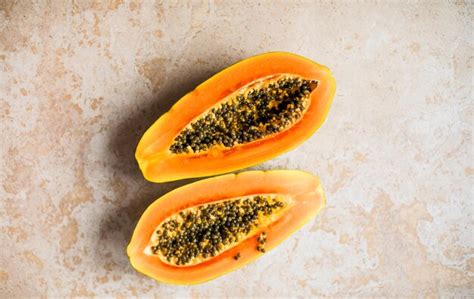 Premium Photo Fresh Ripe Papaya Tropical Fruit With Papaya Seed