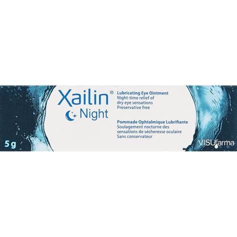 Xailin Night Lubricating Eye Ointment 5g: Pack of 2 on OnBuy