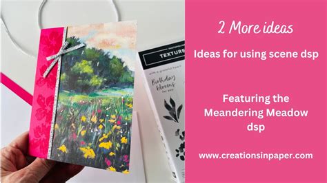 Stampin Up Meandering Meadow Part 2 YouTube