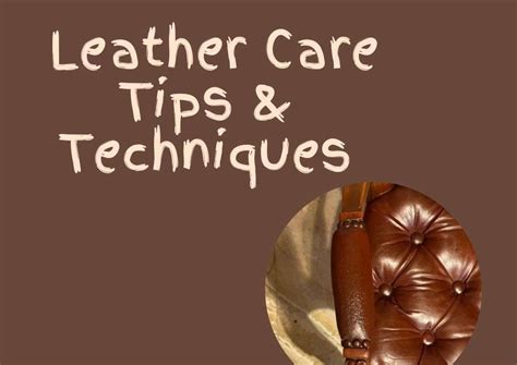 Leather Care Tips And Techniques An Ultimate Guide