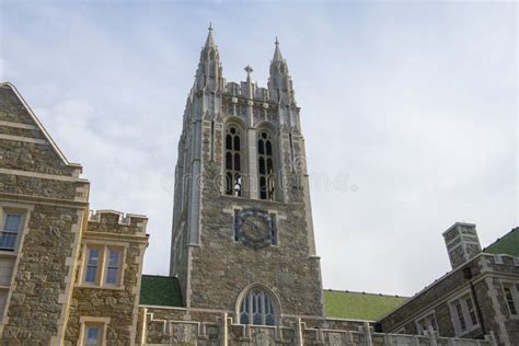 Gasson Hall, Boston College, Newton, MA, USA Stock Photo - Image of ...