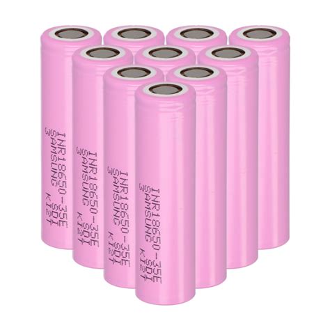 10x Samsung INR 18650 35E 3500mAh 3 7V Akku Akkuman De