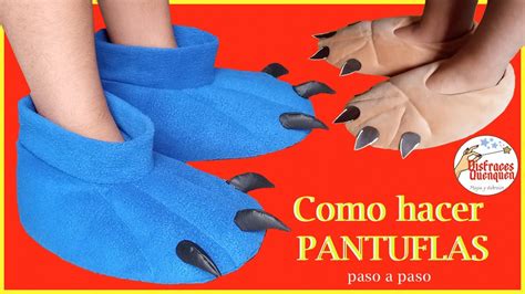 DIY Como hacer PANTUFLAS de León y de Monstruito paso a paso