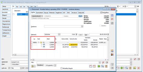 Xl Korekta Ilo Ciowo Warto Ciowa Baza Wiedzy Comarch Erp Xl