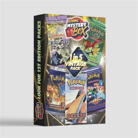 Booster Pack Box Iconic Mystery Box