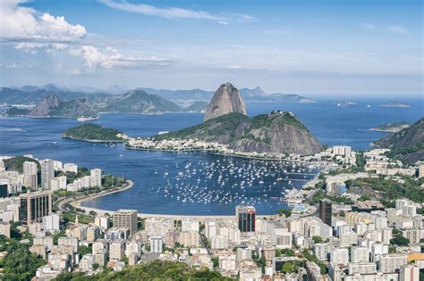 Guanabara Bay In Rio De Janeiro Brazil