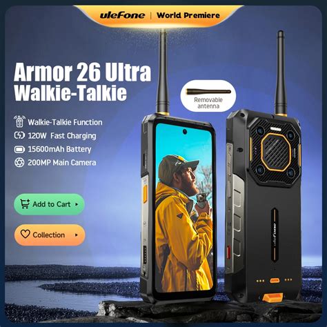 Lan Amento Mundial Ulefone Armor 26 Ultra Walkie Talkie 5G Telefone