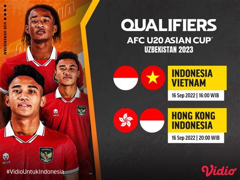 Jadwal Timnas Indonesia U 20 Di Kualifikasi Piala Asia U 20 2023