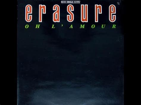 Erasure Oh L Amour Extended YouTube