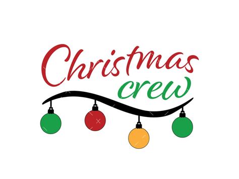 Christmas Crew SVG, PNG, PDF, Winter SVG, Christmas SVG