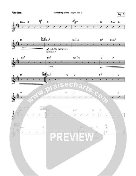 Amazing Love Sheet Music Pdf Graham Kendrick Praisecharts