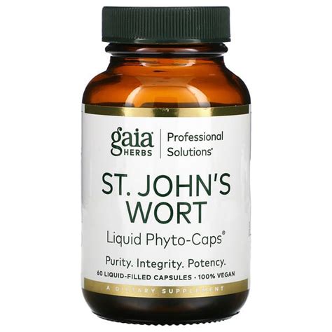 Gaia Herbs Professional Solutions St Johns Wort 60 Liquid Filled