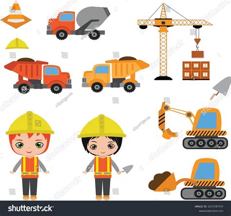 Construction Worker Tools Clipart