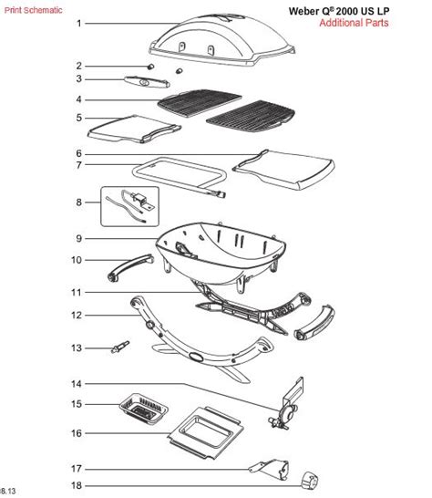 Weber Gas Grill Parts List - Bios Pics