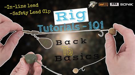 Carp Fishing How To Tutorial Inline Lead And Safety Lead Clip Set