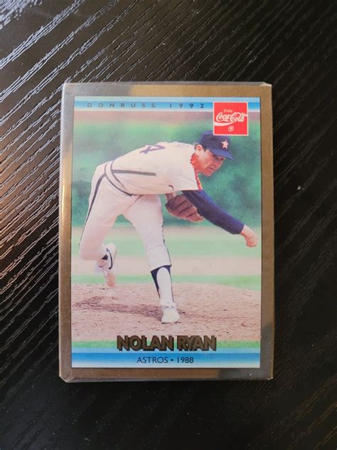 Donruss Coca Cola Nolan Ryan Unopened Sealed Pack John Morris On