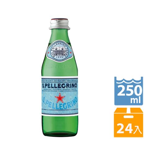 聖沛黎洛 氣泡礦泉水250mlx24入 Pchome 24h購物