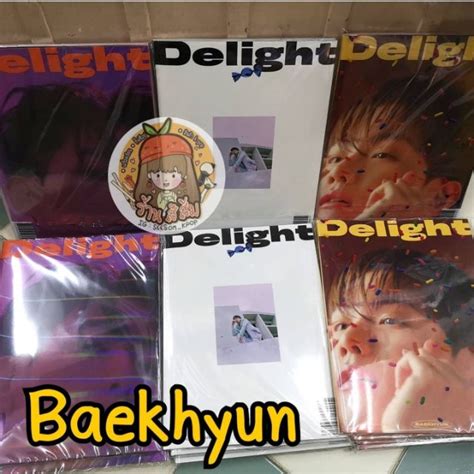 พรอมสง อลบม EXO BAEKHYUN The 2nd Mini Album Delight seesom kpop