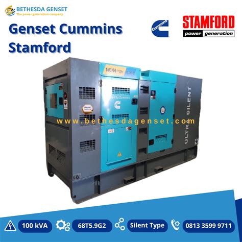 Jual Genset CUMMINS 100 Kva Silent Type Stamford Shopee Indonesia