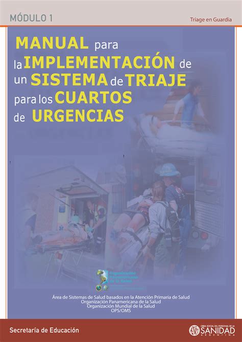 Manual Triage Ops Ayuda Manual Para La Implementacin De Un Sistema