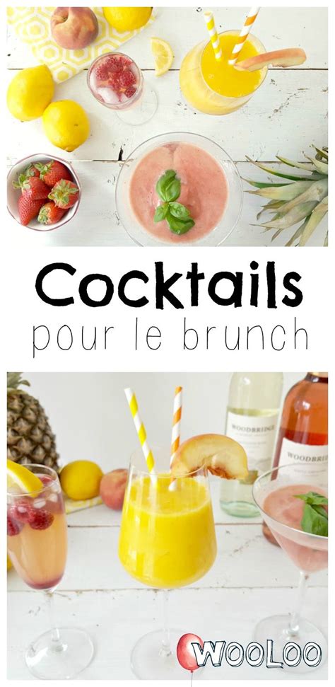 Cocktails Parfaits Pour Le Brunch Wooloo Brunch Fruit Cocktails