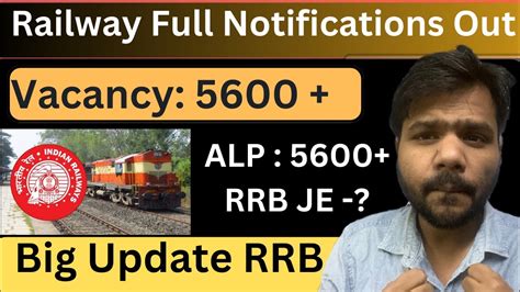 Big Breaking Rrb Alp Full Vacancy Notifications Out Shockingrrb