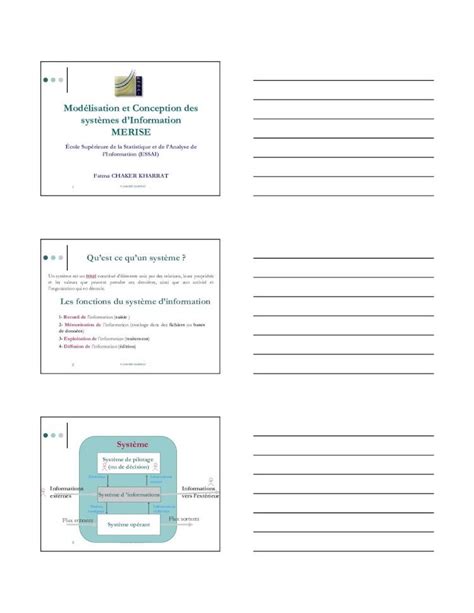 Pdf Mod Lisation Et Conception Des Syst Mes D Information Pdf