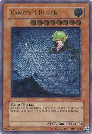 Vanity S Ruler Ultimate Rare CDIP EN024 Prices YuGiOh Cyberdark