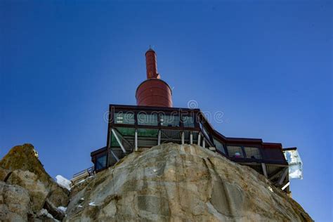 Aiguille Du Midi In Chamonix Alps Editorial Stock Photo Image Of