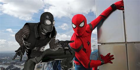 Spider Man Far From Home First Look Photo Reveals Stealth Suit