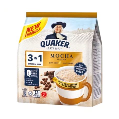 Quaker Oat Cereal Drink 3in1 Matcha Green Tea Berry Burst Shopee