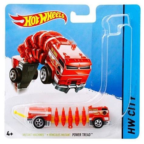 Mattel Hot Wheels Samochodzik Mutant Power Tread Czerwony BBY85