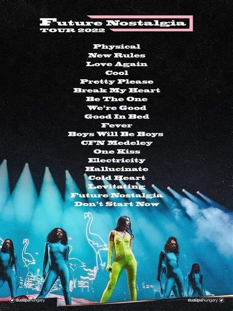 Dua Lipa Brasil On Twitter Galera A Setlist Do Rock In Rio Essa