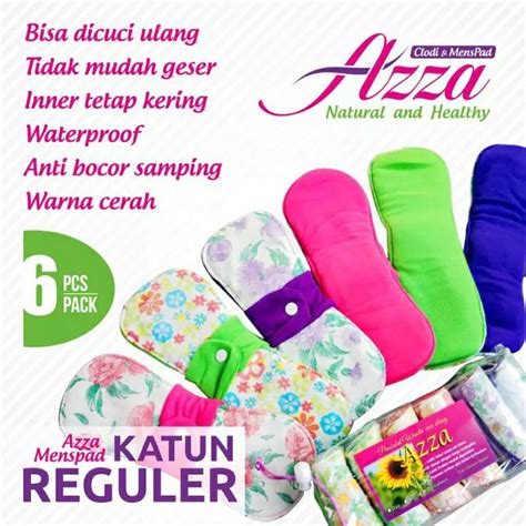 Jual Manspad Pantyliner Dan Pembalut Kain Cuci Ulang AZZA Night Day