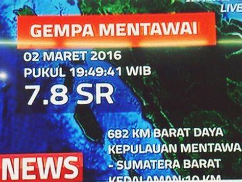 Gempa Hari Ini Di Indonesia Gempa Banten Juga Dirasakan Hingga Ke