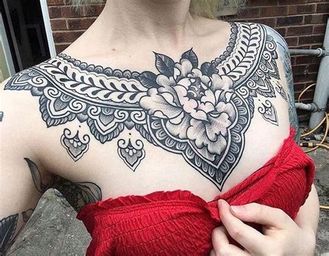 300 Beautiful Chest Tattoos For Women 2022 Girly Designs Piece