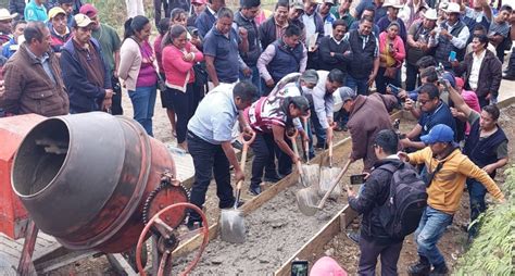 Reactivan obra de pavimentación a la cabecera municipal de San Lucas