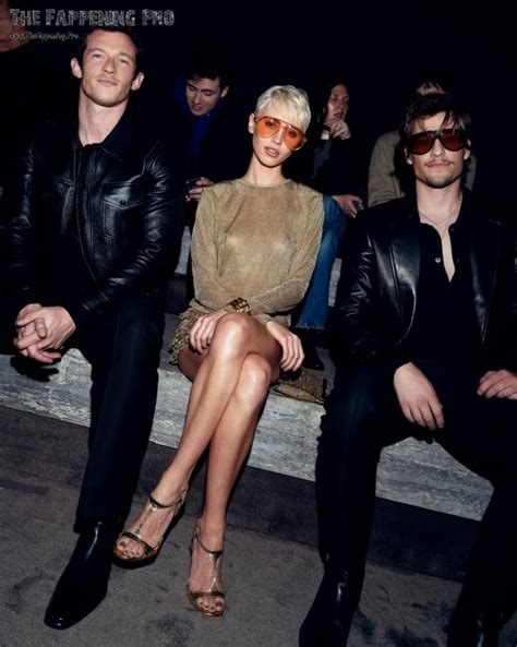 Iris Law Exposed Her Braless Tits In Milan Photos Iris Laws Tits In See Through At TomFord