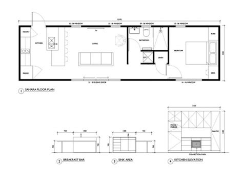 40 Foot Shipping Container Home Floor Plans 40 Ft Container House Floor ...