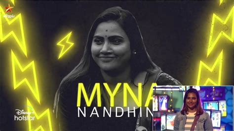 Myna Nandhini Journey In Bigg Boss 6 Youtube