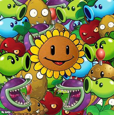 Plants x World 1 Plantas contra zombis Plantas vs zombies cumpleaños