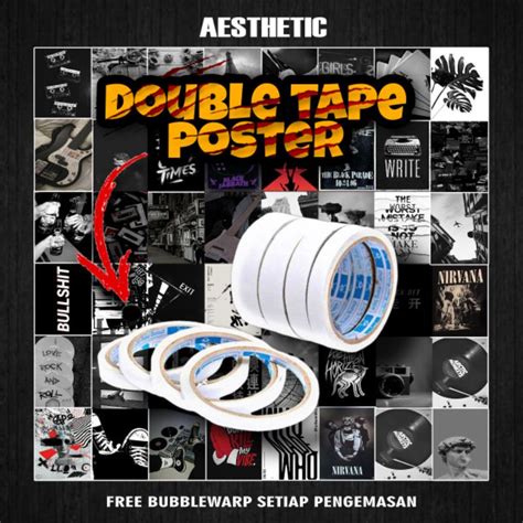 Jual Doubletape Lem Poster Lem Kertas Doubletip Lakban